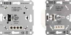Tradim Wifi muurdimmer 3-200W/VA Outlet