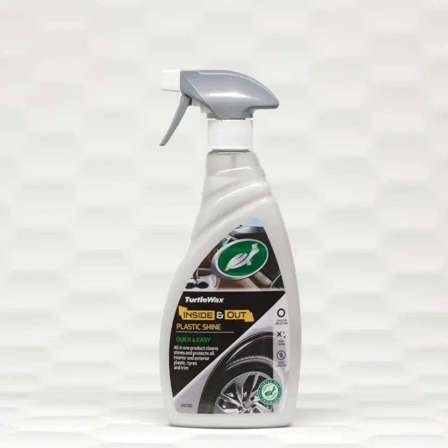 Turtle Wax 54148 inside & out plastic shine 500ml Clearance