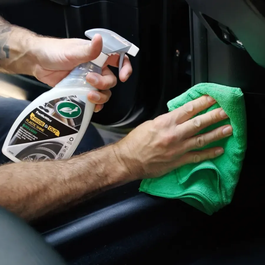 Turtle Wax 54148 inside & out plastic shine 500ml Clearance