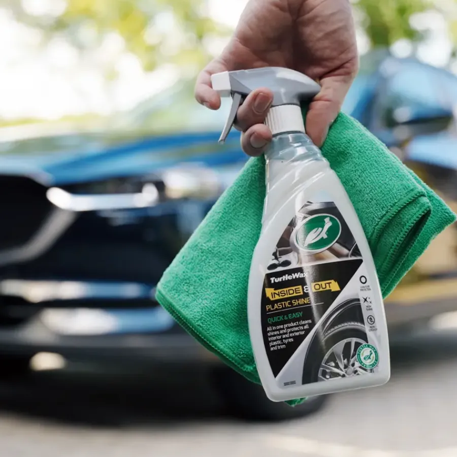 Turtle Wax 54148 inside & out plastic shine 500ml Clearance