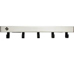 Vepa Bins Pro-line wandkapstok met 5 haken - grijs / zwart
