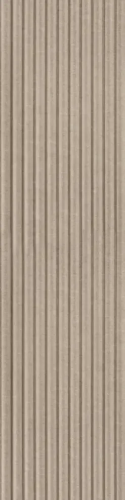 Silentlines Viltpaneel met golf taupe 240x55 cm, dikte 3,5 mm, 2,64 m² Online