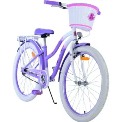 Volare Lovely kinderfiets wit paars 24 inch Online