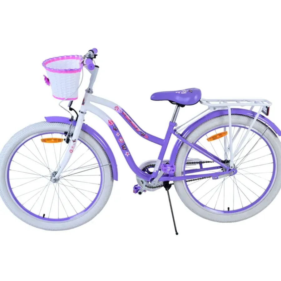 Volare Lovely kinderfiets wit paars 24 inch Online
