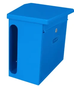 V-part Brievenbus staal Zamoran blauw