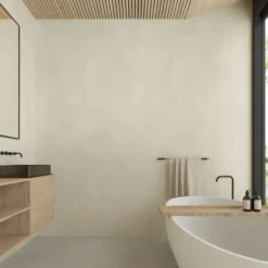 Geen Wand/douche paneel kunststof Allora 260 x 90 cm zand dikte 4 mm 2,34 m² New