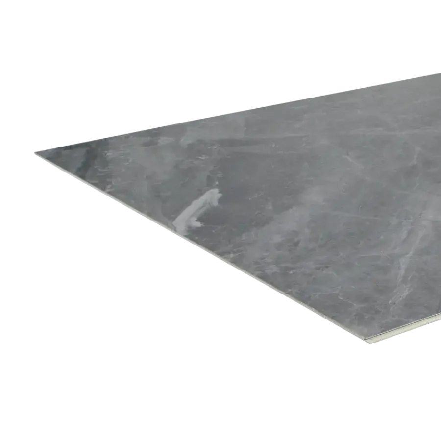 Geen Wand/douche paneel kunststof Allora 260x90 cm grijs marmer glans, dikte 5mm 2,34 m² Outlet