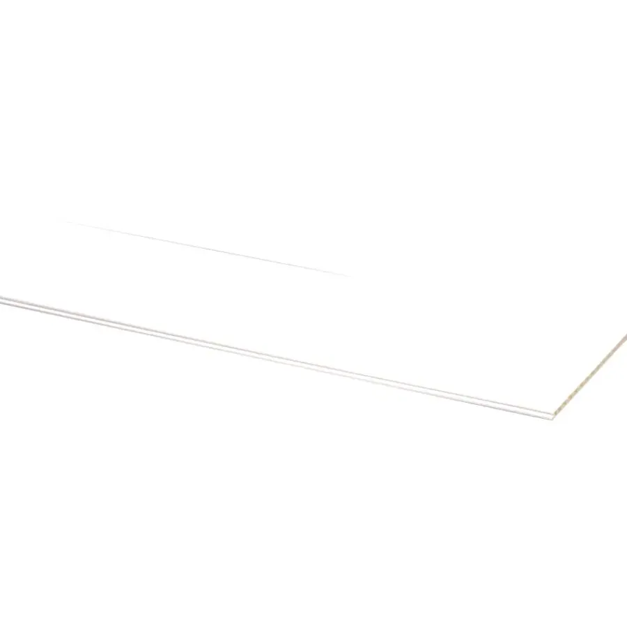 Geen Wand- en plafondpaneel PVC wit hoogglans 270x25 cm 4 stuks 2,7m2 New