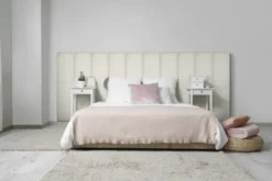 Geen Wandkussen boucle crème 120x30 cm Online
