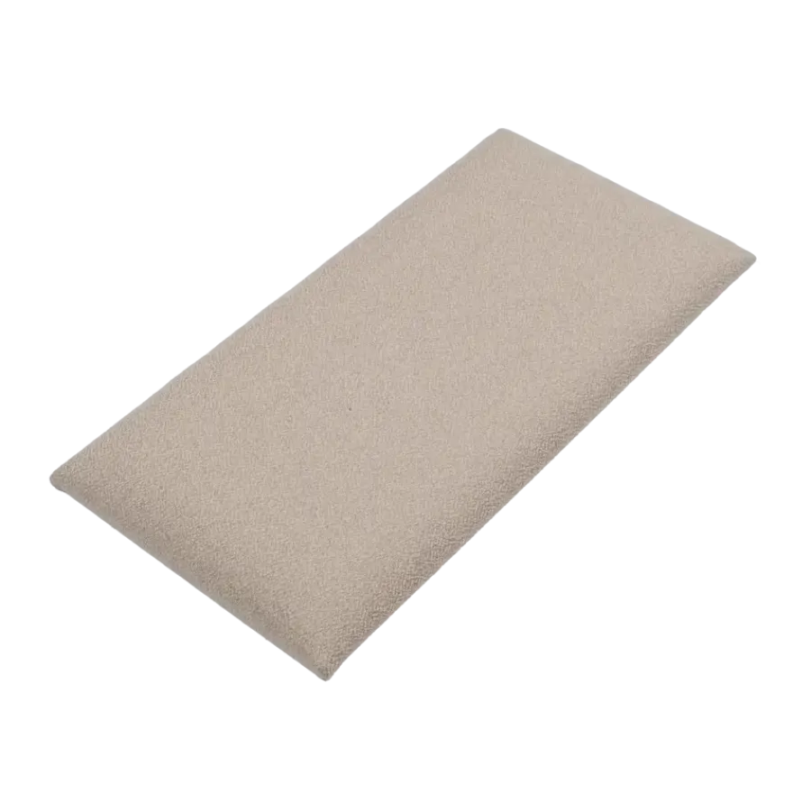 Geen Wandkussen boucle taupe 60x30 cm Best