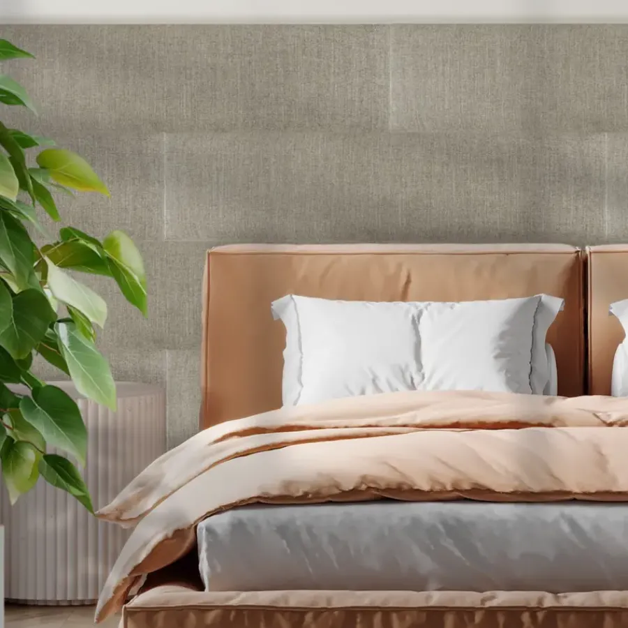 Geen Wandkussen linnen taupe 120x30 cm Discount