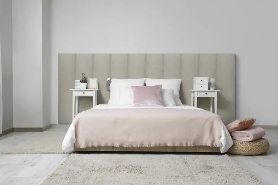 Geen Wandkussen linnen taupe 120x30 cm Discount