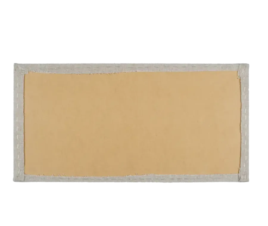 Geen Wandkussen linnen taupe 60x30 cm New