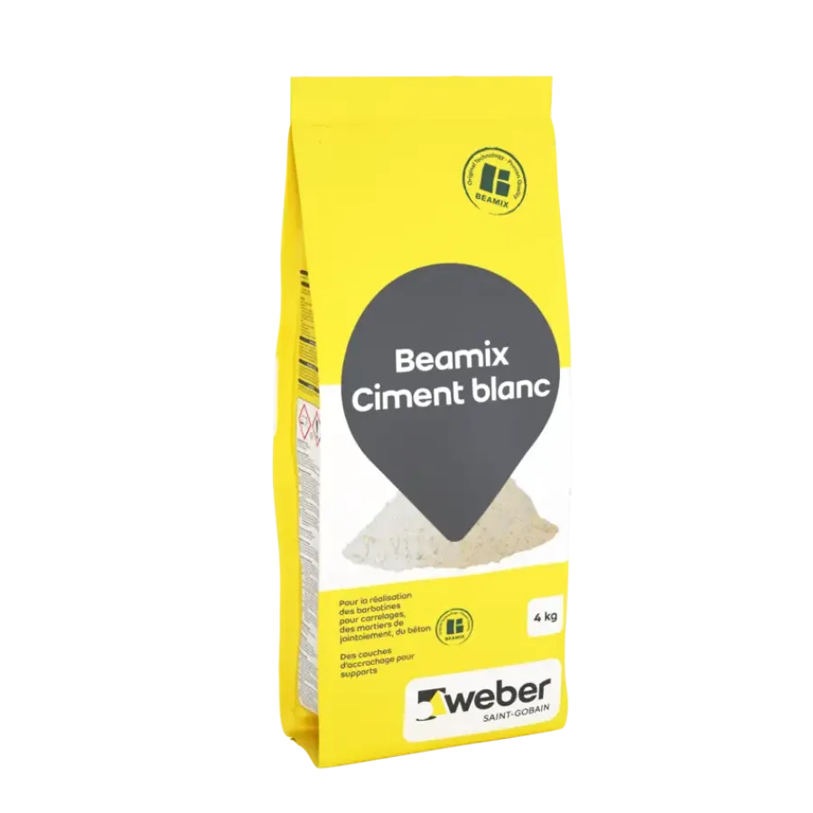 Weber Saint-Gobain Weber Beamix cement wit 4 kg