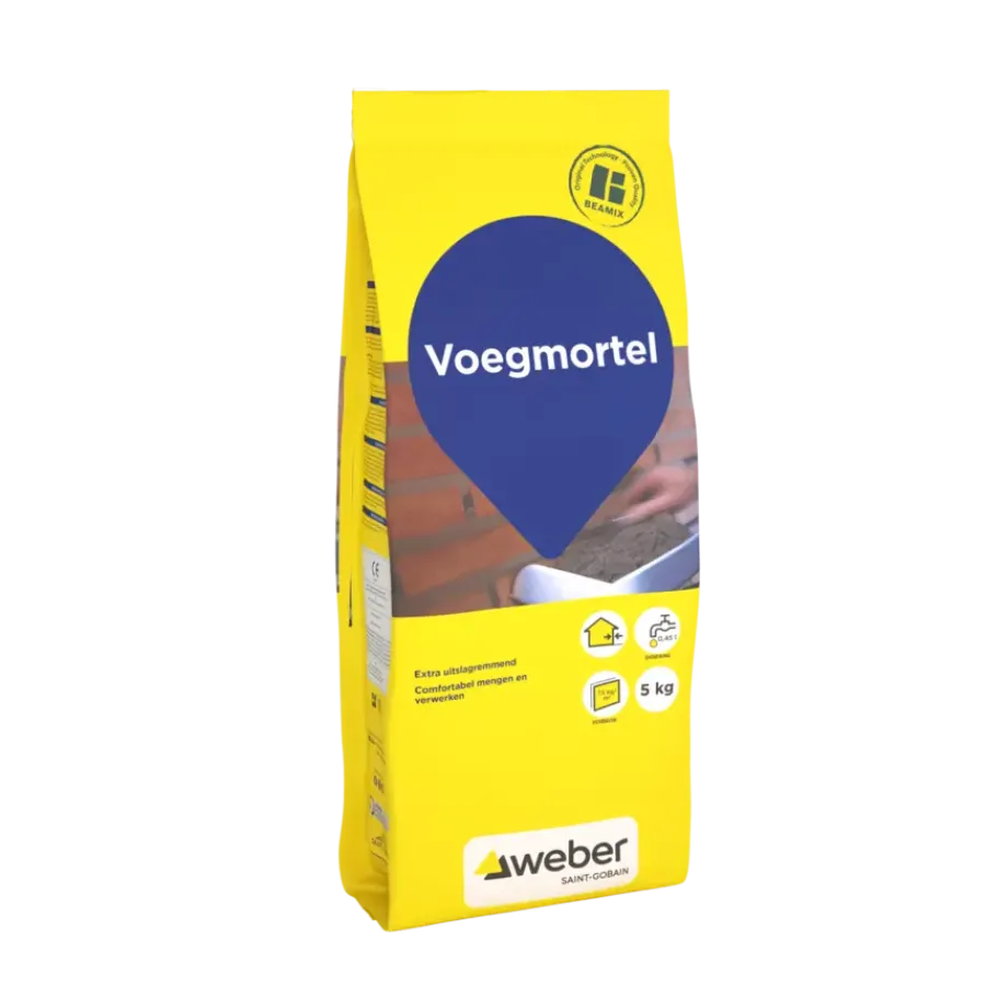 Weber Saint-Gobain Weber Beamix voegmortel lichtgrijs 5 kg