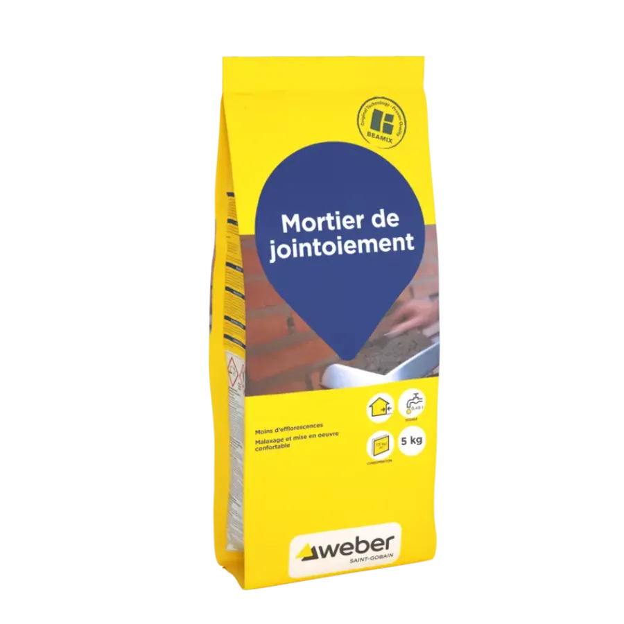 Weber Saint-Gobain Weber Beamix voegmortel lichtgrijs 5 kg