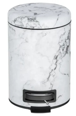 Wenko afvalemmer Onyx mat