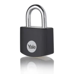 Yale Hangslot aluminium 25 mm zwart