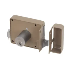 Yale Oplegslot met Buitencilinder Vast Grijs Gelakt 635-50mm Discount