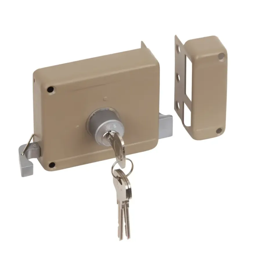 Yale Oplegslot met Buitencilinder Los Grijs Gelakt 614-50mm Outlet